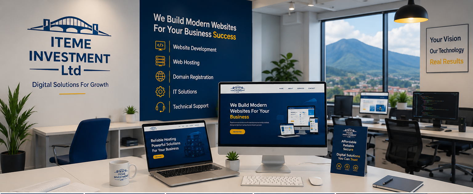 Professional website and hosting workspace